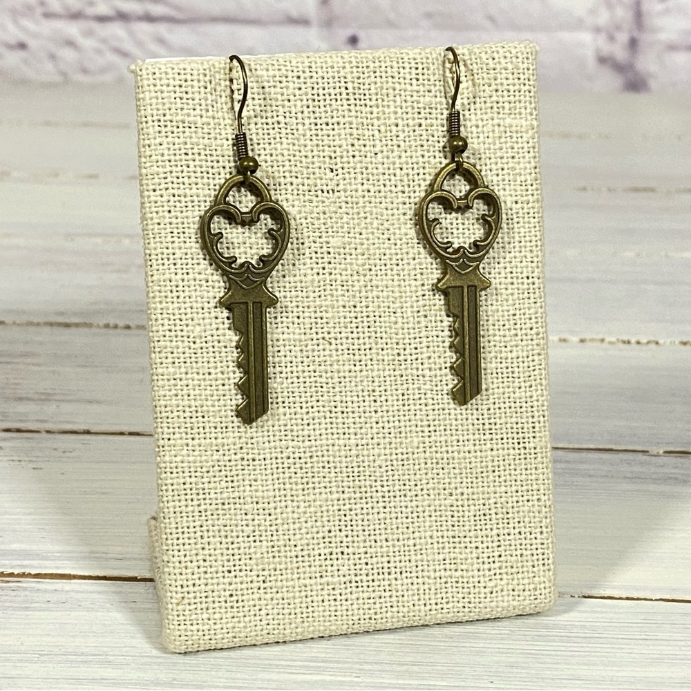 Key Earrings Handmade